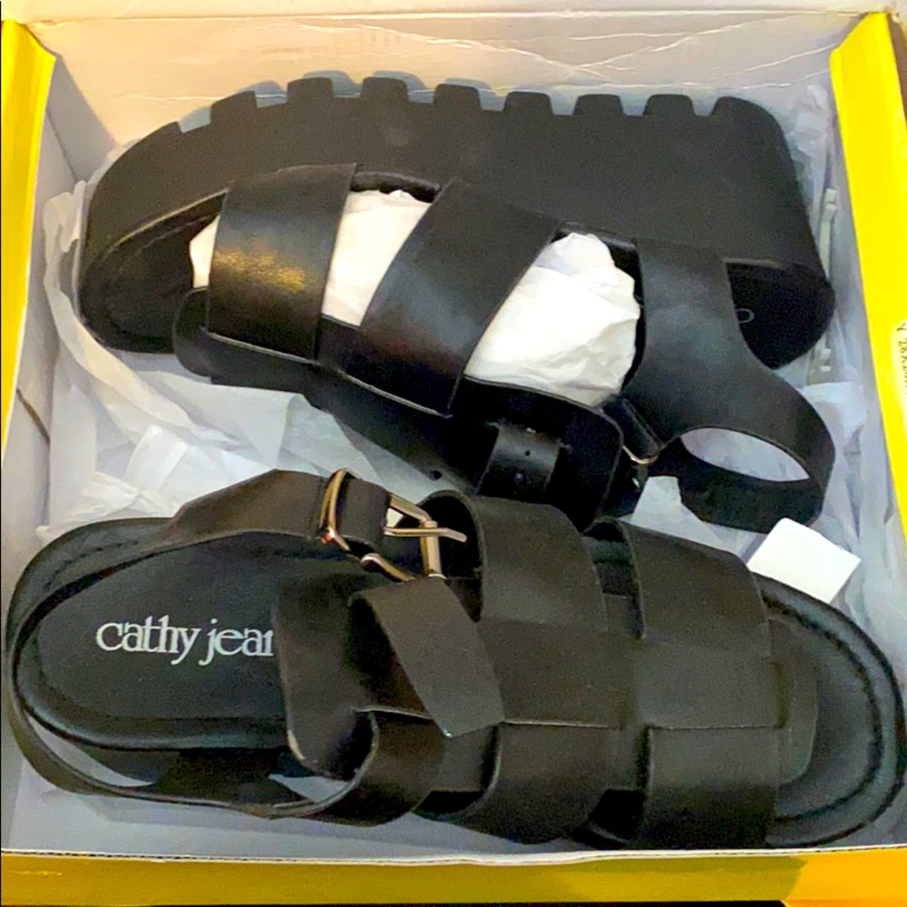 Cathy Jean platform sandals